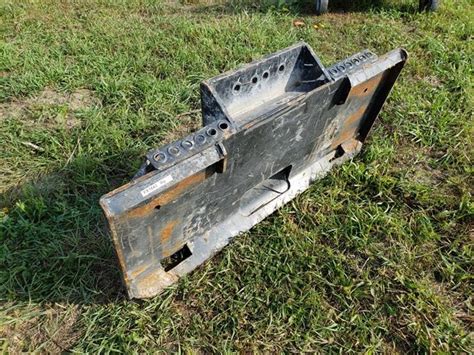 skid steer mounting plates|bobcat skid steer attachment plate.